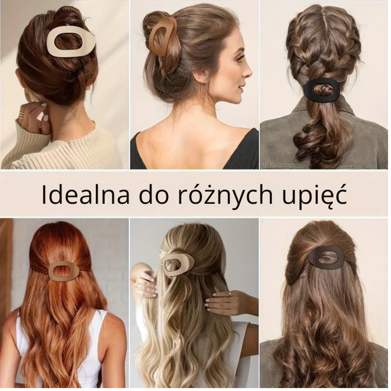 SoftyClip™ - płaska klamra do włosów